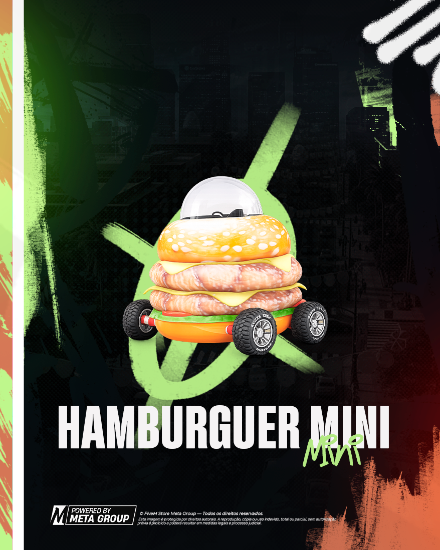 VEÍCULO DA HAMBÚRGUER MINI