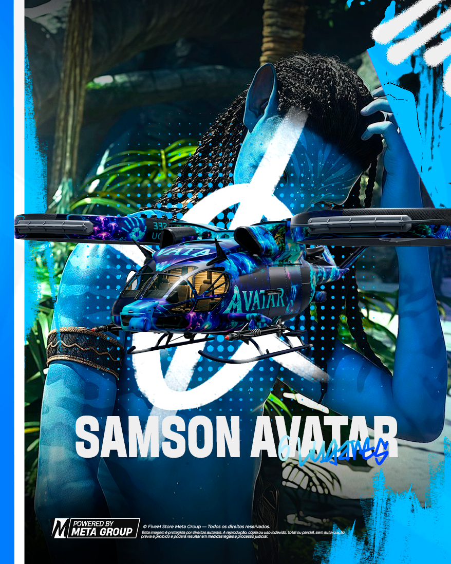 SAMSON 6 LUGARES NEON AVATAR