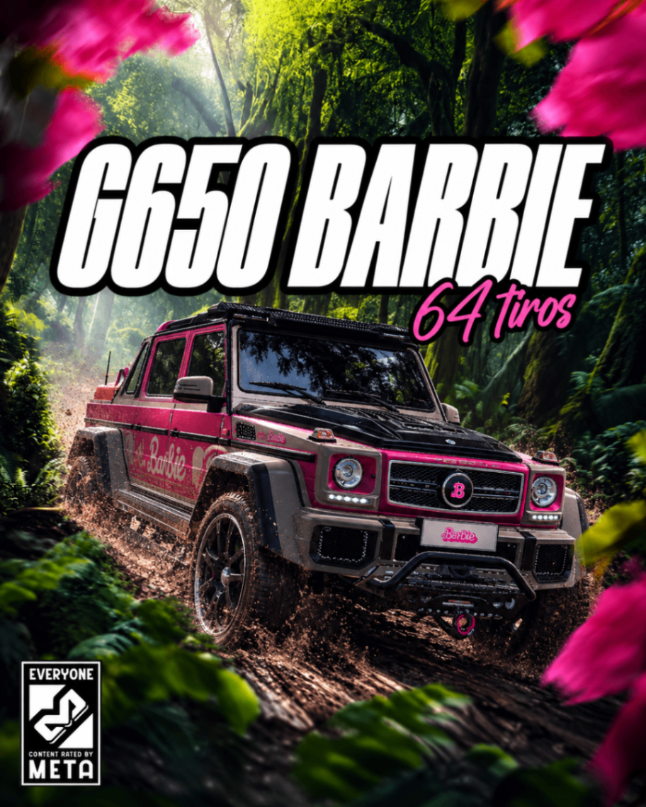 G650 BARBIE 64 TIROS