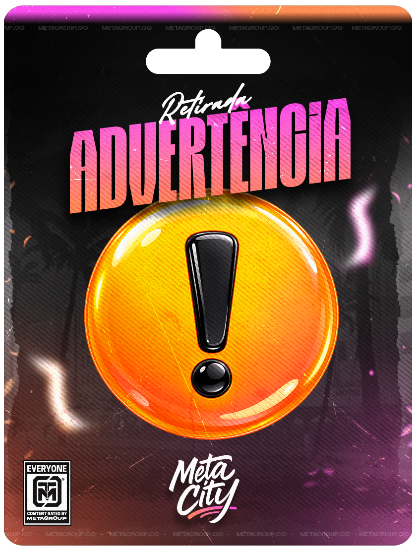 RETIRADA DE ADVERTÊNCIA