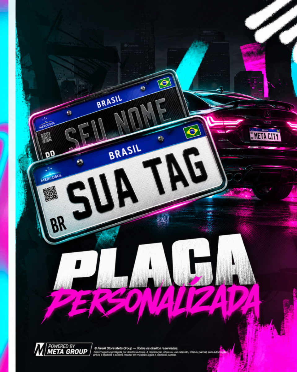 PLACA PERSONALIZADA