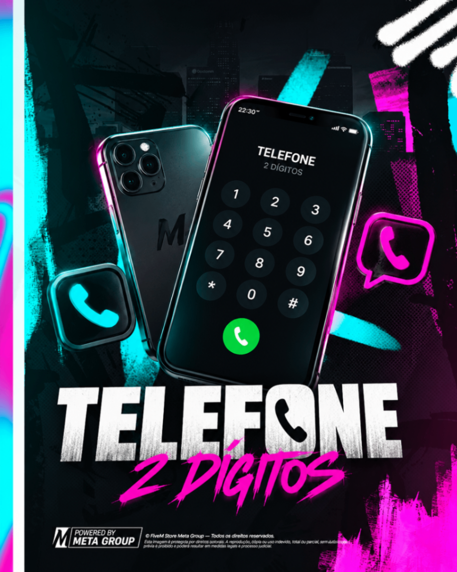 TELEFONE 2 DÍGITOS