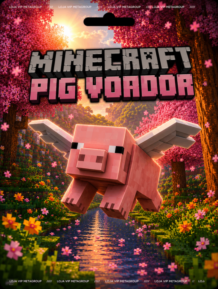 MINECRAFT PIG VOADOR