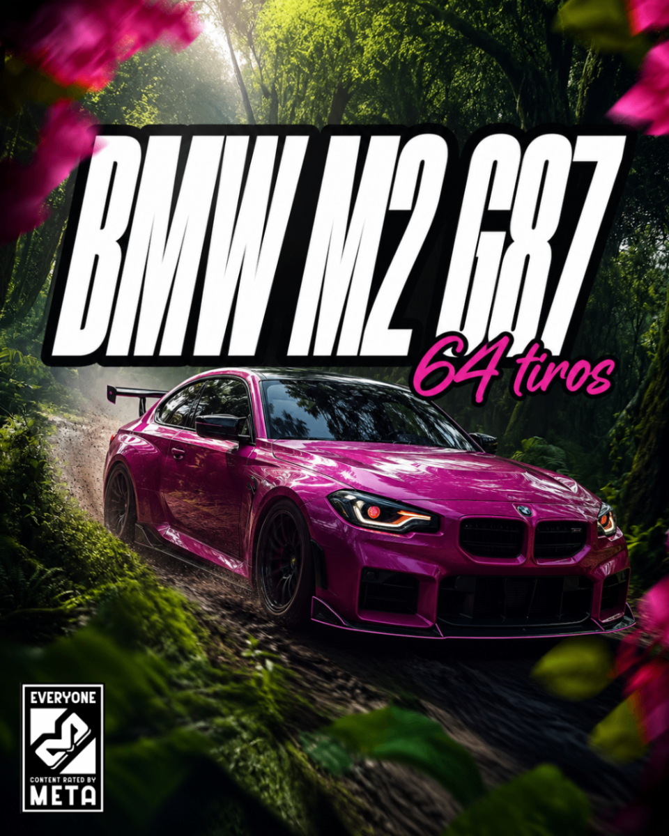 BMW M2 G87 LED 64 TIROS TIROS PERMANENTE ATÉ WIPE