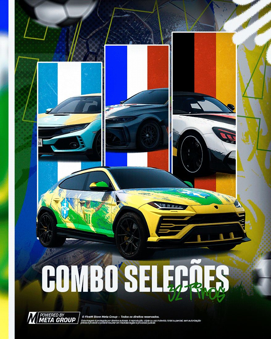 COMBO 4 SELEÇÃO 32 TIROS