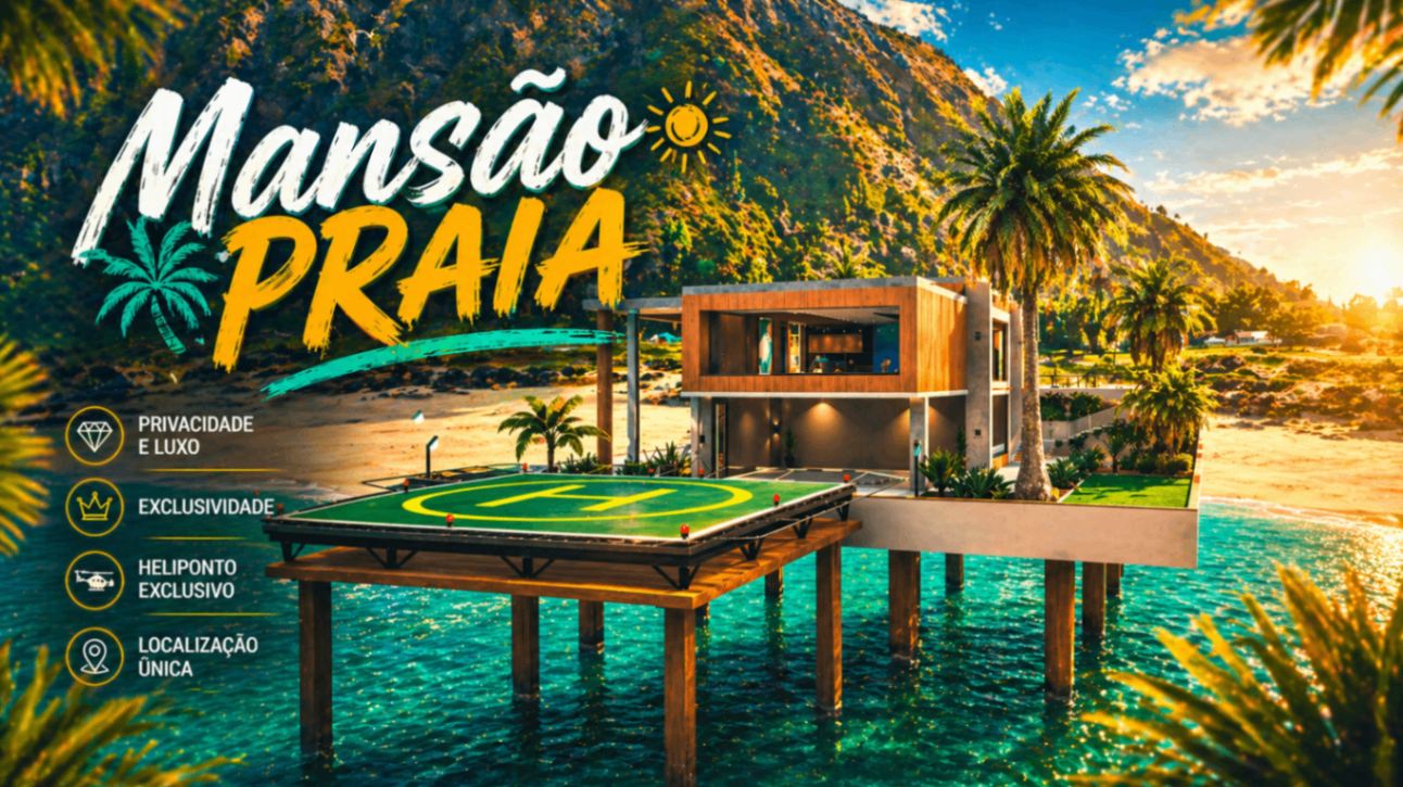 Mansão Praia 🏠