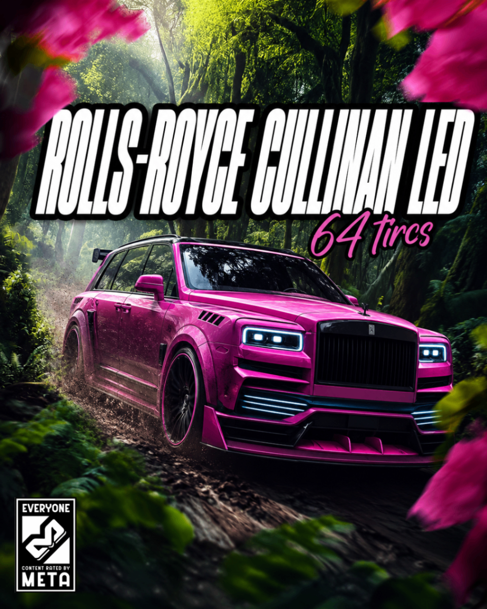 ROLLS-ROYCE CULLINAN LED 64 TIROS 30 DIAS